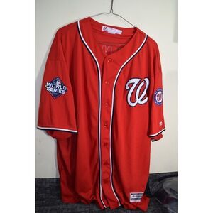 Majestic Washington Nationals Turner 2019 World Series Cool Base Jersey MENS 3XL
